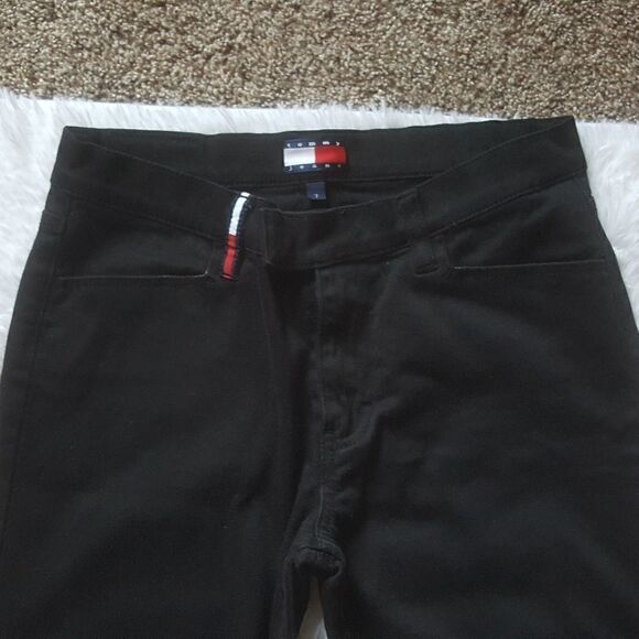 Tommy Hilfiger Vintage Pants Y2K Black Bootcut Women’s Size 7 - Picture 4 of 10